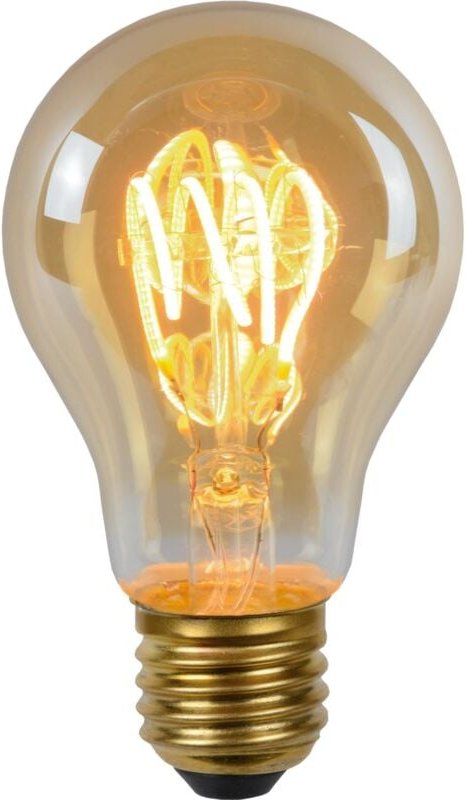 Lucide - A60 - Glühfadenlampe - ø 6 cm - led Dim. - E27 - 1x4,9W 2200K - Amber