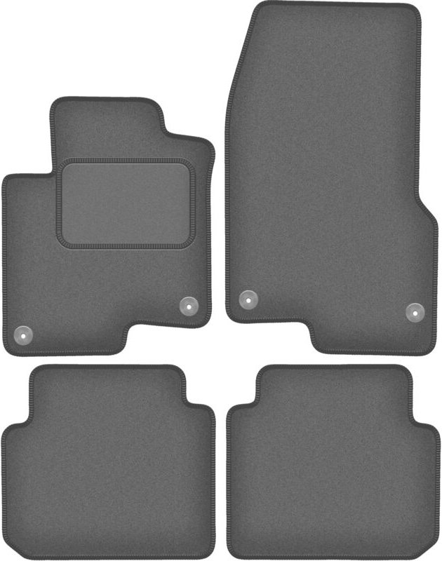 Graphit-Fußmatten für: Smart ForFour I Schrägheck (2004-2007)
