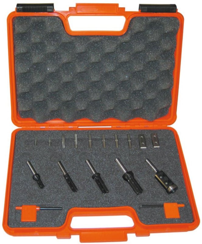 600.005.01 5-Teiliges Hartmetall-Fräserset Mit Messer S=8 D=8-10-12-14-19 Re