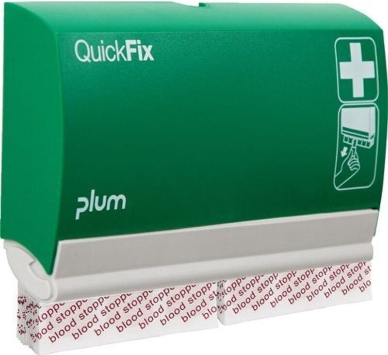 QuickFix® Blood Stopper 5510 Pflasterspender (b x h x t) 232 x 133 x 33 mm inkl. Wandhalterung - Plum
