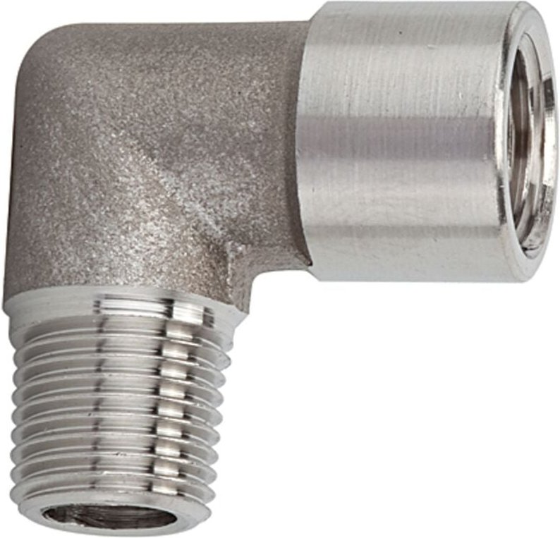 Winkelstück, innen/außen, g/r 1/4, Edelstahl 1.4404 - Riegler