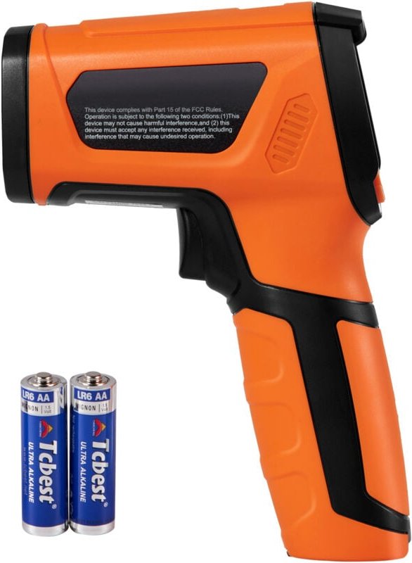 Mophorn - Infrarot-Thermometer,-402732°F Dual-Laser-Temperaturpistole,berührungslose tragbare IR-Heißluftpistole mit ein...