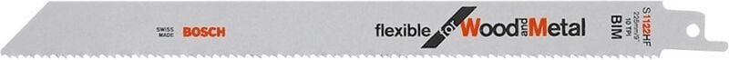 Säbelsägeblatt s 1122 hf, Flexible for Wood and Metal, 100er-Pack - Bosch
