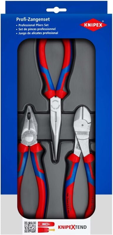 00 20 11 V01 Werkstatt Zangen-Set 3teilig - Knipex