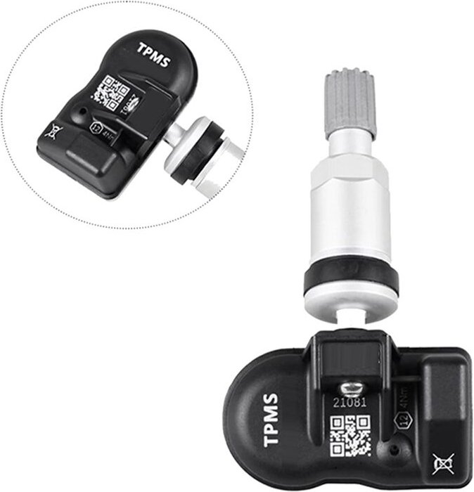 4Pcs Programmierung mx Sensor tpms Reifendruck Monitor 315MHZ 433MHZ Universal 2 in 1 Reparatur Werkzeug für-Silber