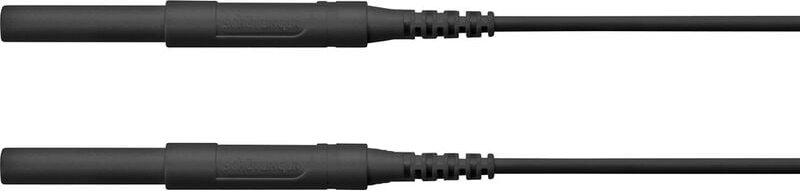 Schützinger - hspl 8568 / AWG16 / 100 / sw Sicherheits-Messleitung Stecker 4 mm Stecker 4 mm Schwarz