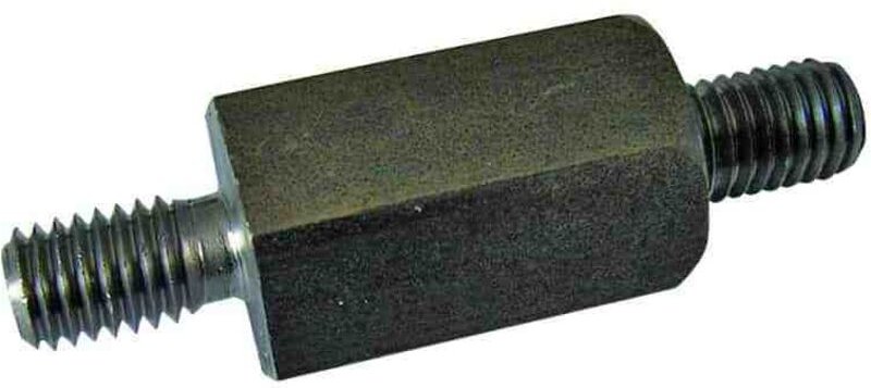 Adapter für Freischneiderkopf 8x1.25 Außengewinde/Außengewinde, Rechtsgewinde