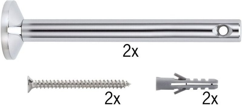 Paulmann - 17824 Niedervolt-Seilsystem-Komponente Umlenker 2er Set Chrom