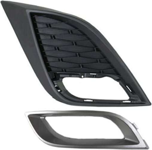 Tlily - BBN250C11C Auto-Nebelscheinwerfer-Kühlergrill vorne rechts für die Stoßstange mit Chromrahmen für 2010 2011