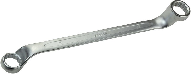 Doppel-Ringschlüssel tief gekröpft 75° 20x22 mm