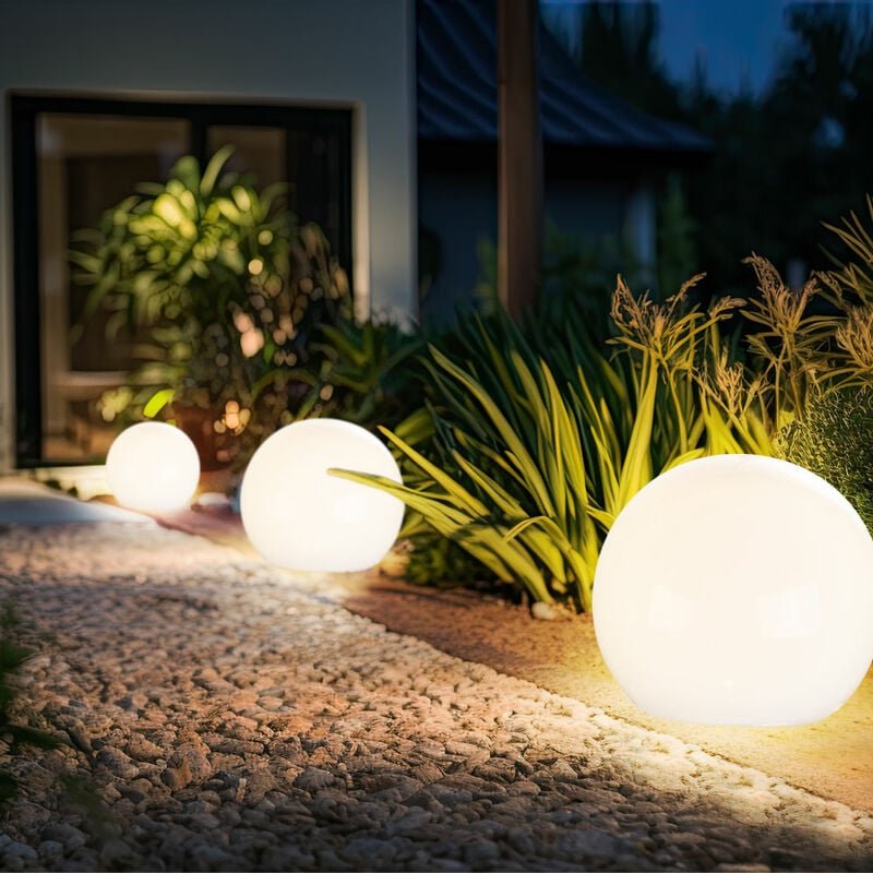 Solarleuchte Kugel Garten Kugelleuchte Solar 10 cm led Gartendeko Solarkugel für Außen klein, Leuchtdauer ca. 6-8 Stunde...