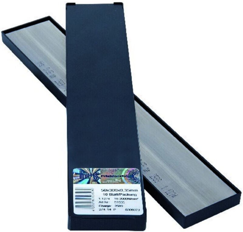 Metallfolien Plattenware 50x300x0,10mm 10Bl/P h+s