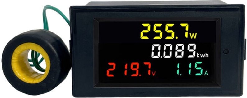 Hochpräzises multifunktionales digitales Voltmeter, Wechselstromanzeige, Strom-Energiemessgerät (AC 220 V)
