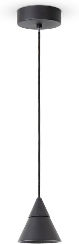 Pendelleuchte Esstisch Hängelampe Esstischlampe Beton Retro Vintage Lampe Schwarz, Typ 1 - Paco Home