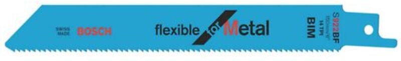 Säbelsägeblatt s 922 bf Flexible for Metal 100er-Pack 2608656027 - Bosch
