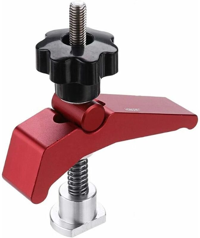 clamp Serre-joint en T avec rainure en T et rainure en T T-track Set d'outils pour la fabrication du bois