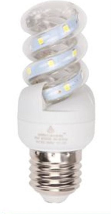 Trade Shop Traesio - Trade Shop - lampadin led E27 3 w 285LM vortilone spiral luce fredda 6500K 91962 -