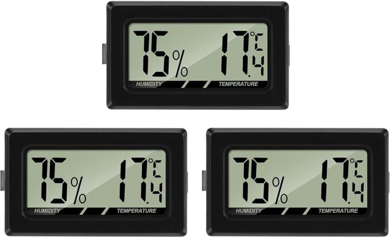 Thumbnail - Mini-Digital-LCD-Thermometer, Hygrometer, Temperatur- und Feuchtigkeitstester, tragbares Thermometer, Thermo-Hygrometer-...