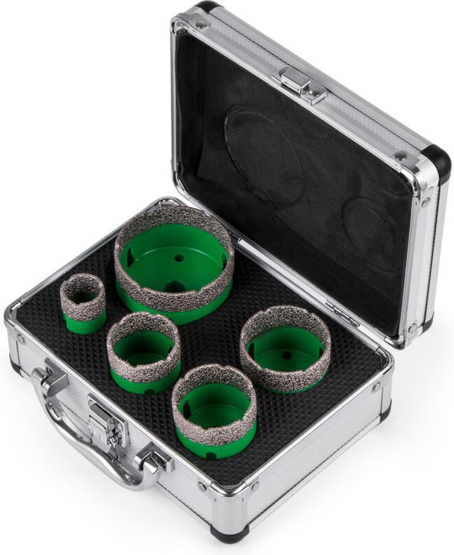 Diamant Lochsäge 22, 35, 40, 50, 65 mm, Fliesenbohrer Lochsäge M14 Gewinde, Diamantbohrer 60 mm Bohrerlänge, Glasbohrer ...