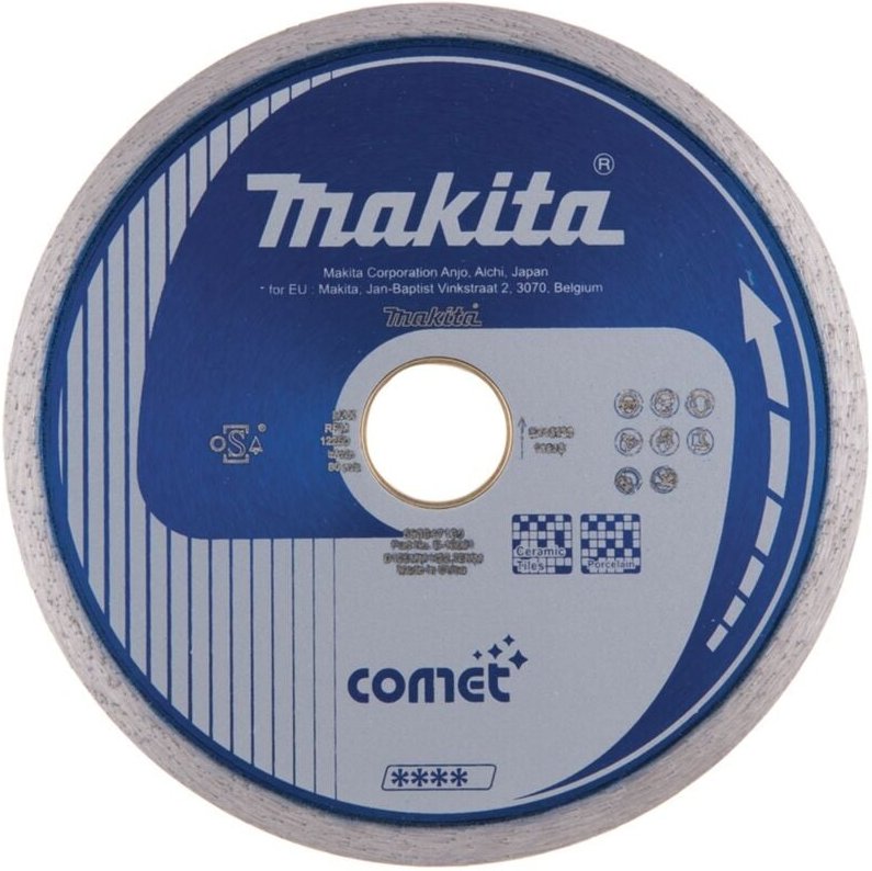 Diamantscheibe 125x22,23 comet, Continuous Rim - Makita