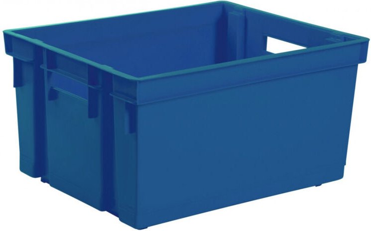 Aufbewahrungsbehälter ohne Deckel 30 l 44,1 x 34,5 x 23,5 Blau Mineral