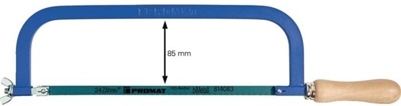 Metallsägebogen L.300mm m.Sägeblatt Buchenholzheft Promat