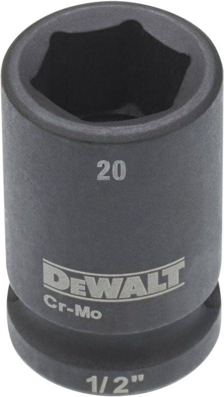 Steckschlüssel kurz 20 mm 1/2 Schlagfest - Dewalt