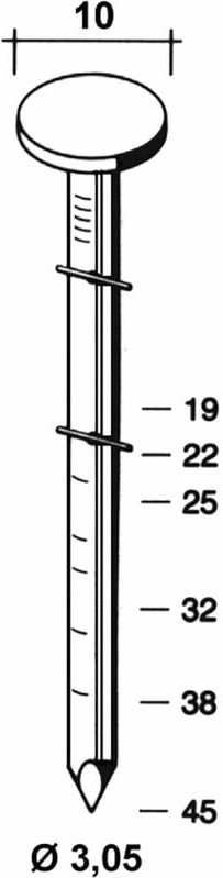 Dachpappnagelrollen Länge 25 mm Drahtgebunden 16 Grad (7200 Stück) - Alsafix