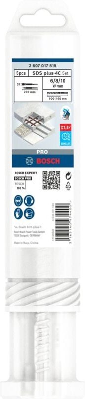 Pro sds plus-4C Meißel- und Bohrersatz 5tlg. - 2607017515 - Bosch