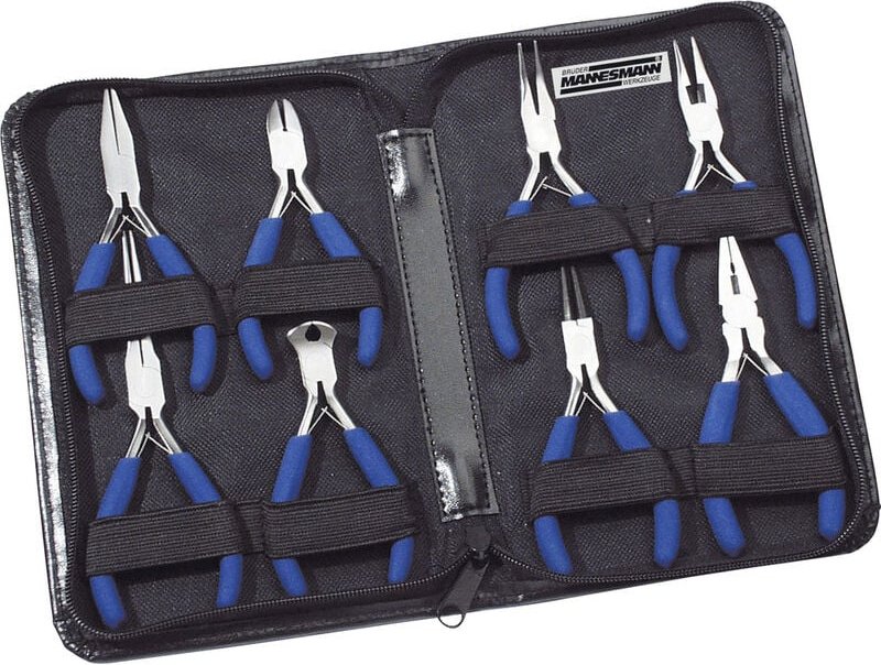 Brüder Mannesmann - M10808 Elektronik- u. Feinmechanik Zangen-Set 8teilig