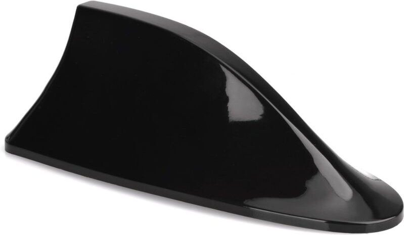 Universelle Autoantenne, universelle Haifischflossenantenne, AM/FM-Dachantenne, Aluminiumantenne, 17 cm schwarze Autoant...