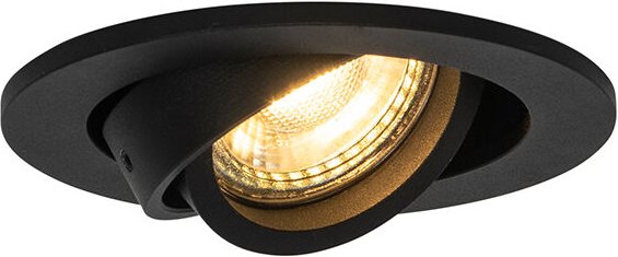 Moderner schwarzer Einbauplatz - Club