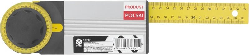 Tooltraders - Winkelmesser Winkelmaß Zimmermannswinkel Schreinerwinkel Länge 350mm +350mm