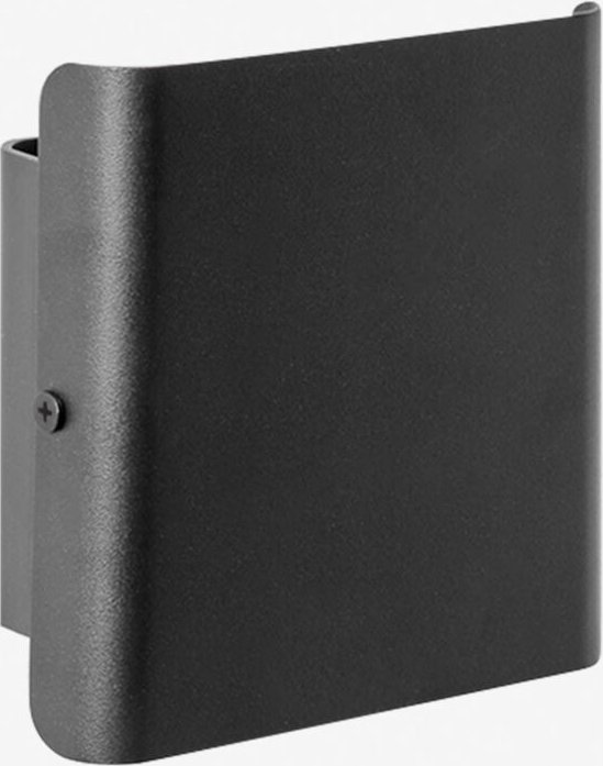 Sklum - LED-Außenwandleuchte aus Aluminium und Edelstahl Nirela Schwarz