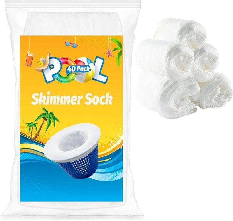 Filtersocken zur Poolreinigung zum Schwimmen (40er-Pack)