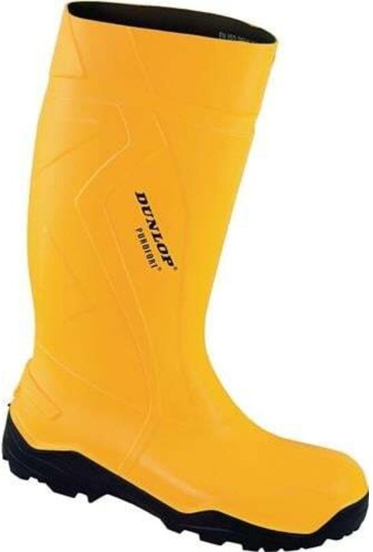Sicherheitsstiefel EN20345 S5 ci src Gr.46 Purofort+ gelb Stahlkappe/sohle - Dunlop