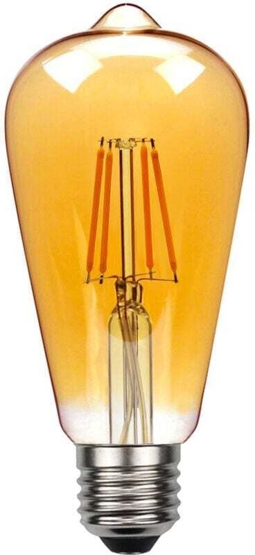 Edison-Glühbirne E27 Vintage, dekorative LED-Vintage-Glühbirne 220 V 4 W Augenschutz Warmgelb, Retro-LED-Glühbirne 2700 ...