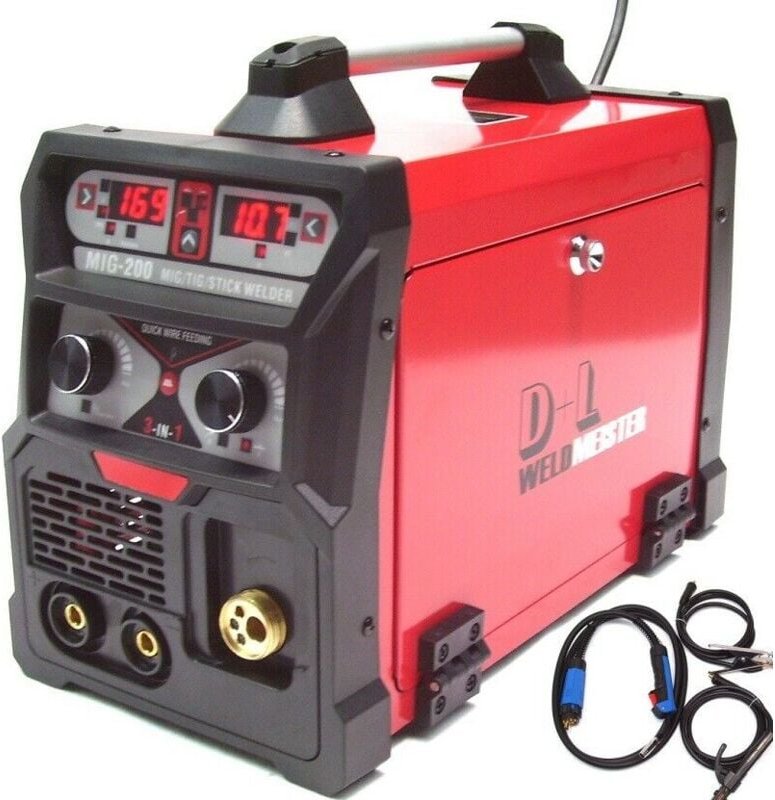 Apex - 3in1 Schutzgas Schweißgerät 200A Fülldraht mig/mag wig Elektrode Schweißen 13963