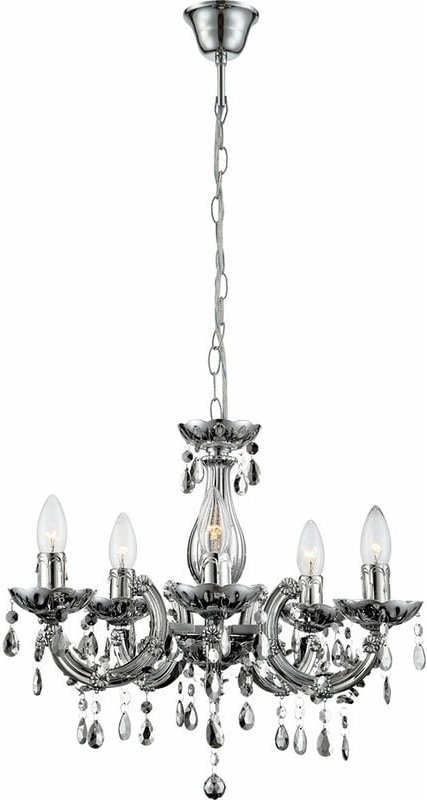 Luster Kronleuchter Schlaf Zimmer Beleuchtung Decken Leuchte Hänge Lampe Globo 63117-5