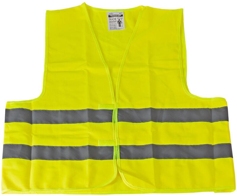 Kestek - Warnweste Sicherheitsweste gelb reflektierend eu en iso 20471 Größe xl
