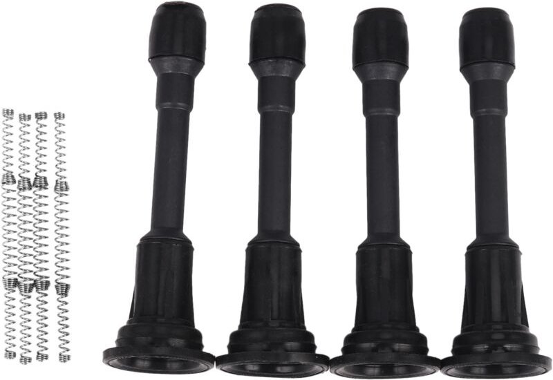 Tlily - 4Pcs 22448JA00A 22448JA00C Zündspule Stiefel Zündkerze Kappe Fit für ForJUKE micra tiida