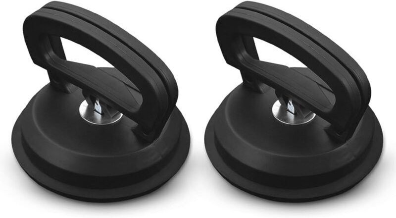 Tigrezy Saugnapf für Fliesen, Autokarosserie-Saugnapf, 2er-Set, Saugnapf-Entfernungswerkzeug, professioneller Glasauszie...