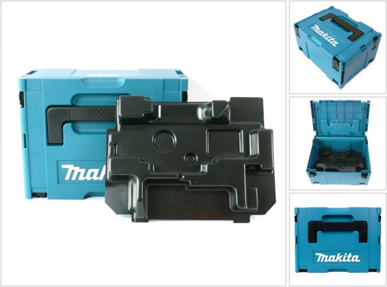 Makita MAKPAC 3 Systemkoffer - mit Einlage für BKP / DKP 180
