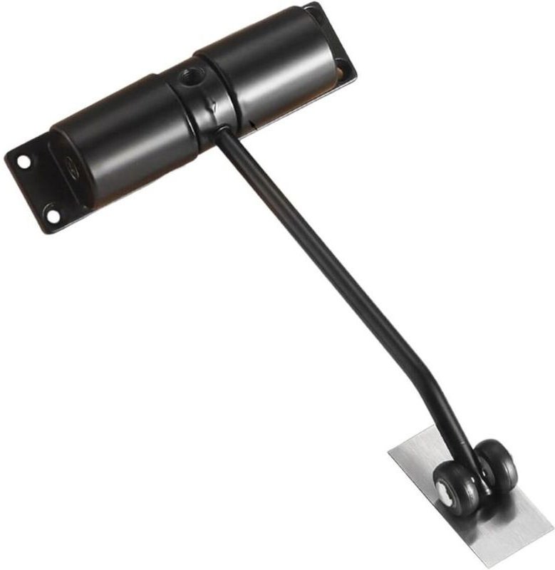 Selbstschließender Türbeschlag, schlagfest, geräuschlos, werkzeuglos, für Zuhause, Büro, mit Identitätssicherung