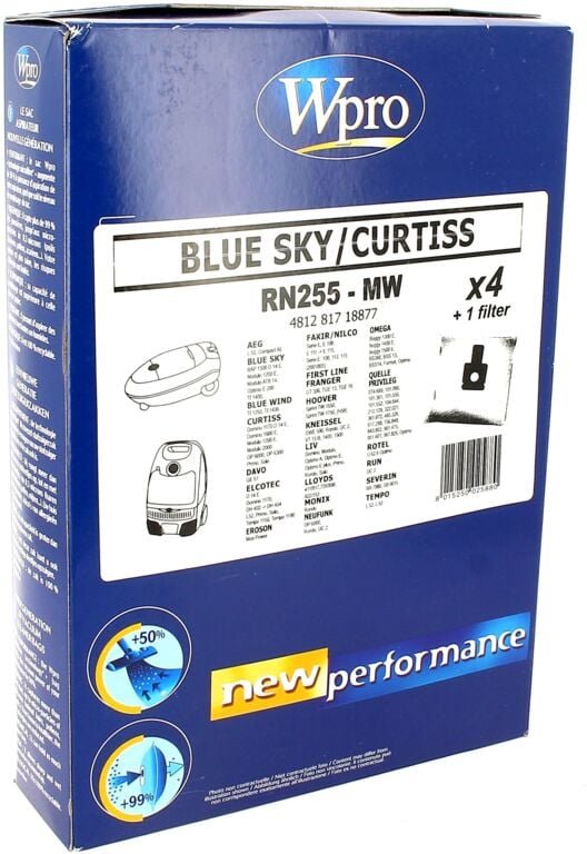 Staubsaugerbeutel pro 10 Stück für Staubsauger Bluesky