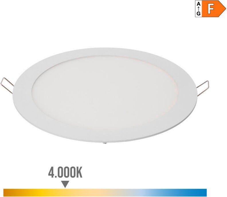 LED Einbaudownlight rund 20W Tageslicht 4000K 1500lm weiß Elektroerosionsgerät Ø 22,5 cm 31572