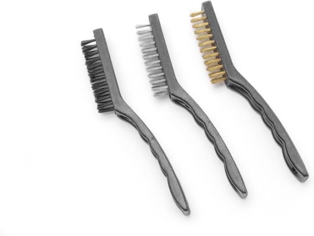 Drahtbürsten-Set, schmal - 3 Stk., 3 Stk., (L)178mm - Hendi