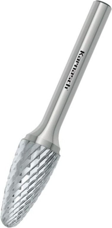 Hartmetall-Frässtift unbeschichtet rbf 10x20x6 65mm HP6