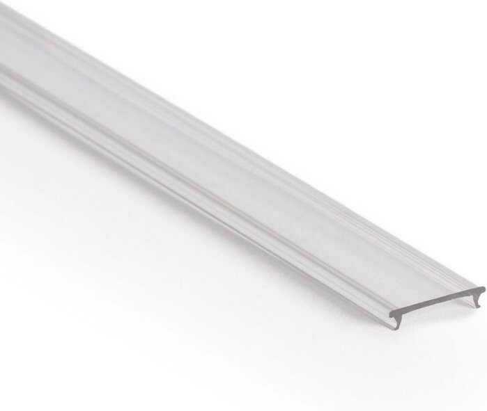 10 Meter Abdeckung für Aluminiumprofil kompatibel mit Ref. 128679, 128674, 128929, 129001, 128913, 128923 Transparent