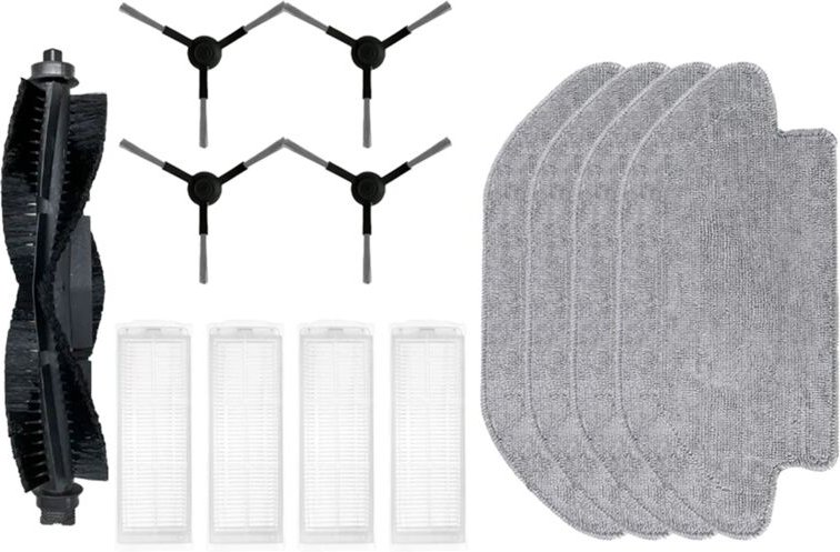Für A11 Roboter Hauptseitenbürste Filter Mopp Tuch Abdeckung,C
